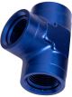 Aeroflow NPT Female Pipe Tee 1/8 Inch Blue