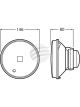 Ignite RND Semi Sealed Beam 5 3/4in or 146mm H1 High Beam Par46