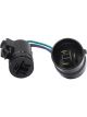 Jaylec Connector Plug Extension 3 Pin Round Male to 3 Pin Female