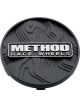 Method Wheels Cap TOPO 107mm Black Snap In