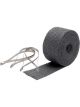 Design Engineering Exhaust Wrap Kit Pipe Wrap and Locking Tie Black