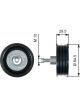 Gates Drivealign Idler Pulley