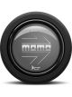 Momo Horn Button Arrow Polished Anthracite Round Lip 2P