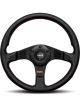 Momo Tuner Steering Wheel Black Leather Black Spokes 320mm