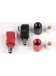 Haltech Plug Set Surlok Connectors Red and Black 120A For Nexus R3