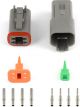Haltech Plug & Pins Only Matching Set of Deutsch DT-4 Connectors