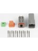 Haltech Plug & Pins Only Matching Set of Deutsch DT-6 Connectors