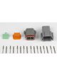 Haltech Plug & Pins Only Matching Set of Deutsch DT-8 Connectors