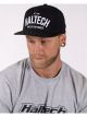 Haltech Snap Back Black with White Text