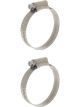 Icon Solid Band Hose Clamp 16-22mm Pack of 2