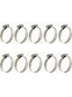 Icon Hose Clamp Perforated Stainless 149-197mm Pack of 10