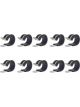 Icon Rubber Insulated P Clamp 45mm Pack of 10