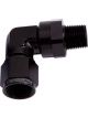 Aeroflow 90 Degree Male NPT to Female Adapter 1/8