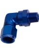 Aeroflow 90 Degree Male NPT to Female Adapter 3/8