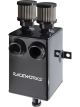 Raceworks Black Aluminium Catch Can w/ Drain Tap 2L