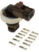 Raceworks 6 Pin Electrical Bulkhead Aluminium Weld On Kit