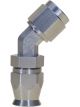 Raceworks PTFE Hose End AN6 45 Deg Ss