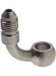 Raceworks 10.2mm Banjo To AN4 Male Flare SS 90 Deg