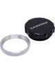 Raceworks Weld On Aluminum Filler w/ Black Male Cap 2.5In