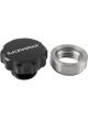 Raceworks Weld On Steel Diff Filler w/ Black Aluminium Male Cap