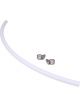 Raceworks 3/8In Intank PTFE Hose & Clamps 450mm L