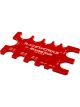 Raceworks Braided Hose Gauge Red