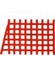 Raceworks Red Oblong Window Net
