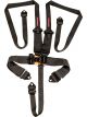 Raceworks Black 5Point Latch & Link Harness Hans 2-3In Belts Snap