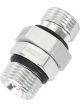 Aeroflow ORB Male to Male Swivel -8 ORB to -8 ORB Silver