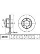 Bendix Ultimate 4WD Disc Brake Rotor (Single) 289mm