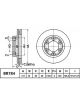 Bendix Ultimate 4WD Disc Brake Rotor (Single) 311mm