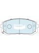 Bendix 4WD Brake Pad