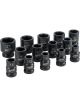 Chicane Tools 14Pc 1/2 inch Drive Metric Impact Socket Set