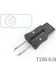 Atten 100W Integrated Heater 0.5mm Conical Bent Tweezer Tip For GT