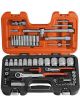 Bahco 1/4in & 1/2in Drive Metric Socket Set 56Pcs