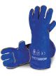 Bossweld Blue Kevlar Stitched Welders Gauntlets