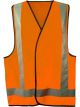 Brady Hi Vis Day Night Safety Vest Orange Medium