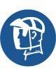 Brady Pictogram Face Shield Self Adhesive Vinyl 200mm Diameter