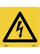 Brady Warning Sign High Voltage Symbol 150x150mm Self Adhesive Vinyl