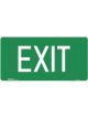 Brady Exit & Evacuation Sign Exit Luminous 350x180mm Vinyl