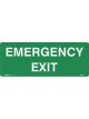 Brady Exit Sign Emergency Exit Luminous 180x380mm Metal