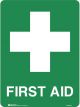 Brady Emergency Information Sign First Aid 450x300mm Metal