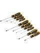Gearwrench 10pc Phillips/Slotted/Pozidriv Dual Material Screwdriver Set
