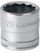 Gearwrench 1/2in Drive 12 Point Standard Metric Socket 17mm