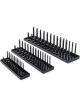 Gearwrench 3pc 1/4in 3/8in 1/2in Drive Black SAE Socket Storage Tray Set