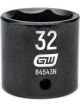 Gearwrench 1/2in Drive 6 Point Standard Impact Metric Socket 32mm