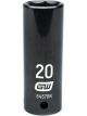 Gearwrench 1/2in Drive 6 Point Deep Impact Metric Socket 20mm