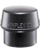 Halder Insert For Simplex Soft-Face Mallet Rubber Black 65g