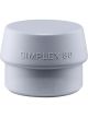 Halder Insert For Simplex Soft-Face Mallet TPE-Mid Grey 350g