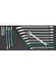 Hazet 12 Pcs Metric Ratcheting Combination Wrench Set Insert Tray